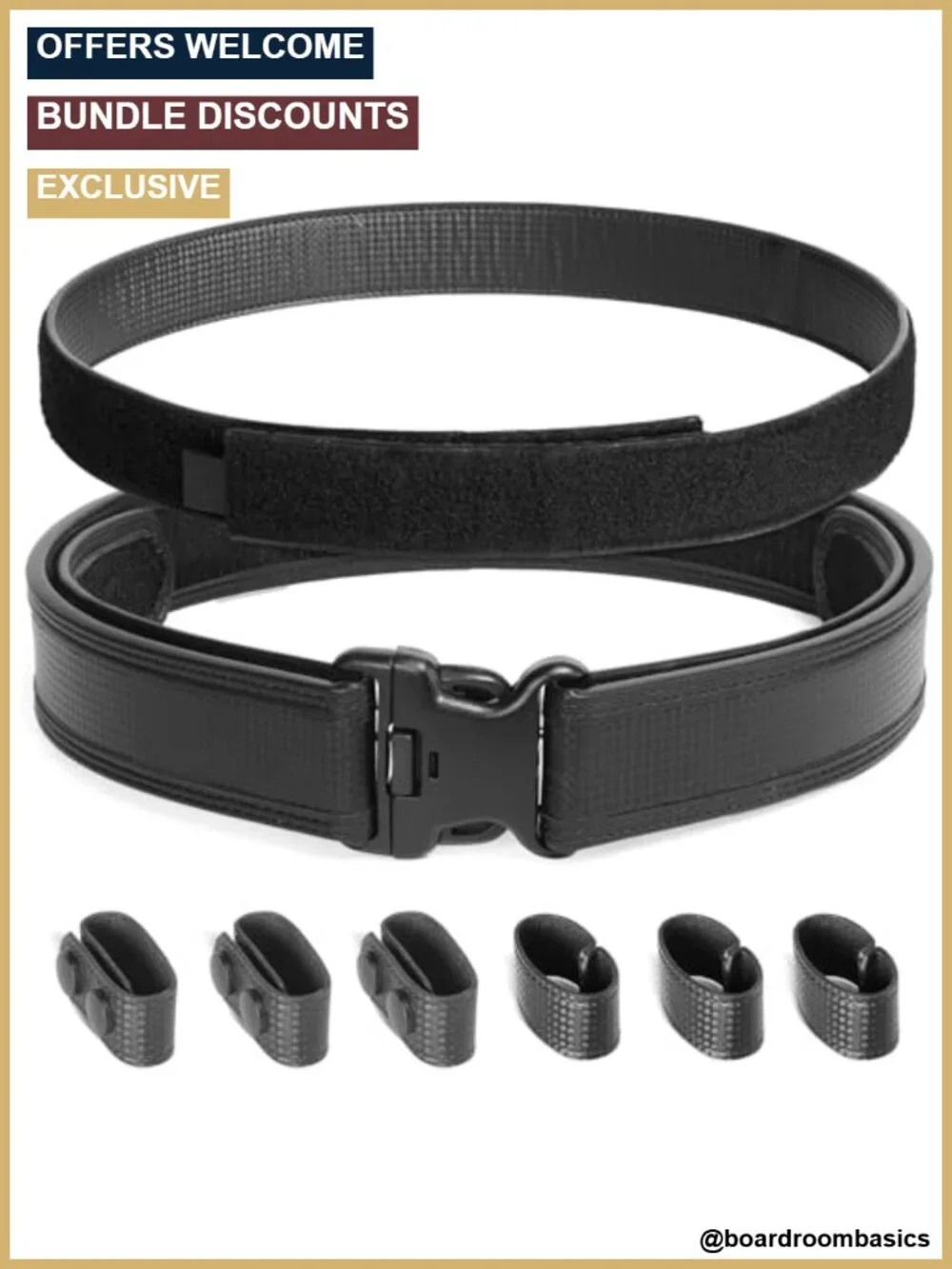 Premium Leather Duty Belt 2
